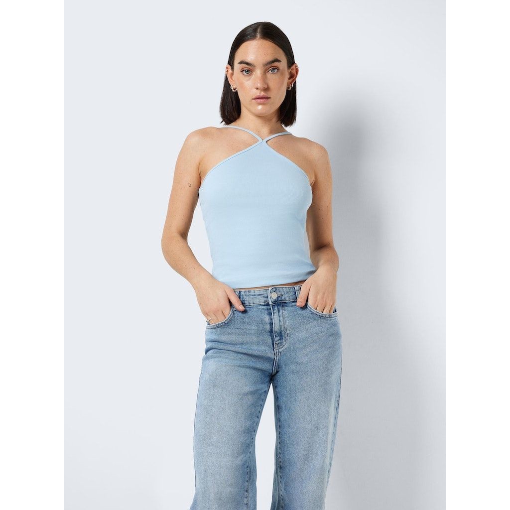 NOISY MAY Palaidinės moterims, Mėlyna, NMMAYA S/L TOP NOOS 3