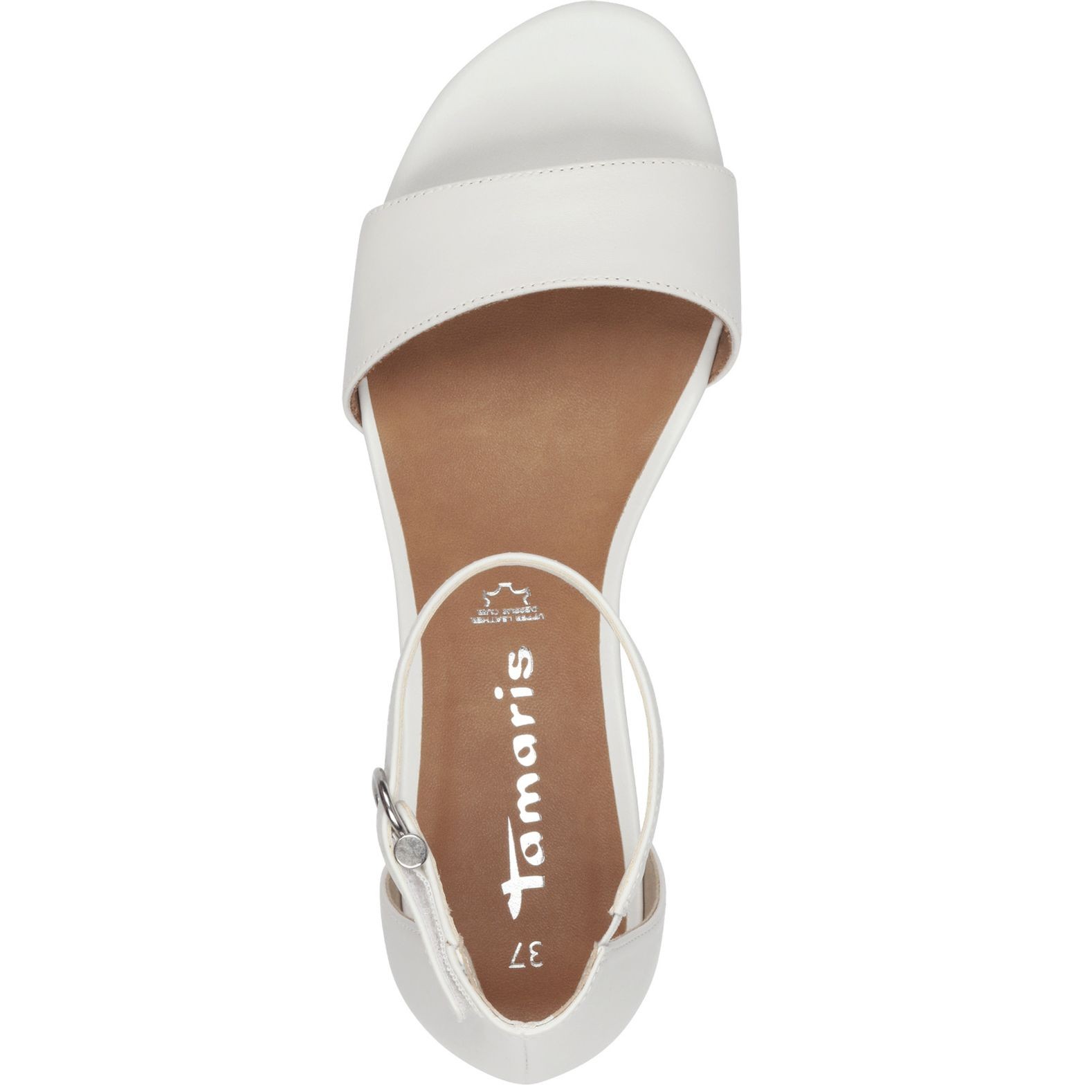 TAMARIS Basutės moterims, Balta, Sandal heel 4