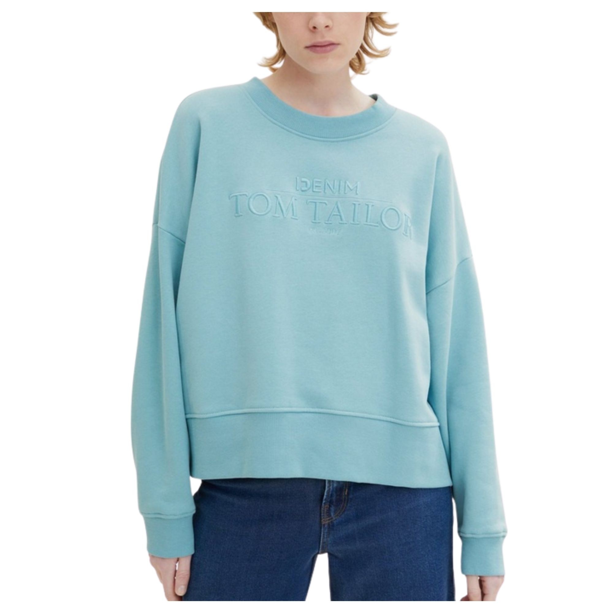 TOM TAILOR Sportinis nertinis moterims, Žalia, Džemperis 1