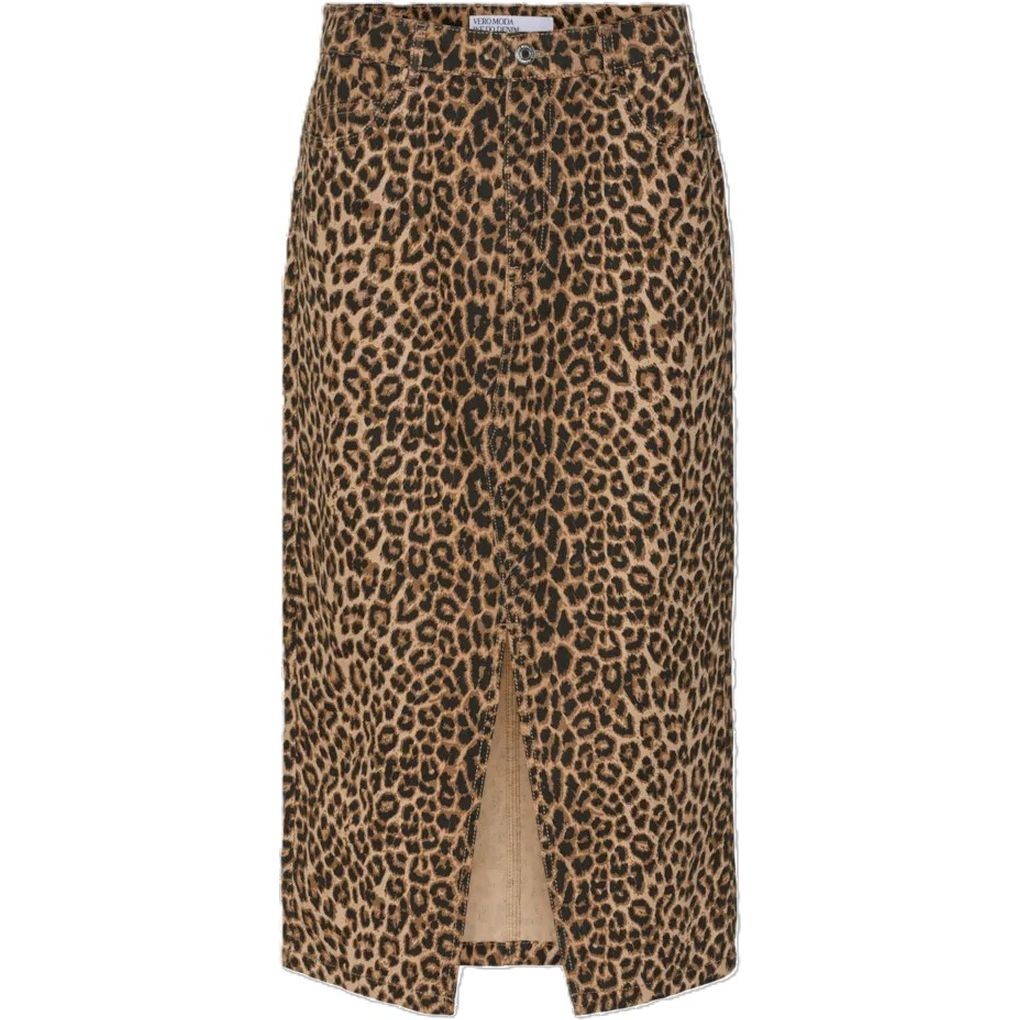 VERO MODA Midi sijonas moterims, Marga, Veri calf denim skirt 1