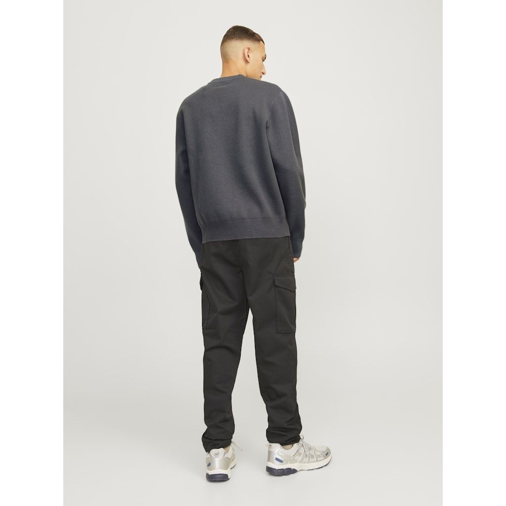 JACK & JONES Megztinis vyrams, Pilka, Vester bro knit crew neck 5