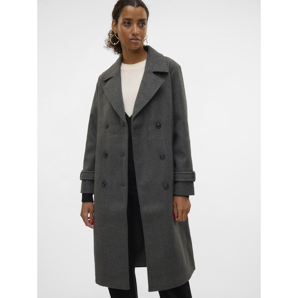 VERO MODA Paltas moterims, Pilka, Fortunevega trenchcoat 4