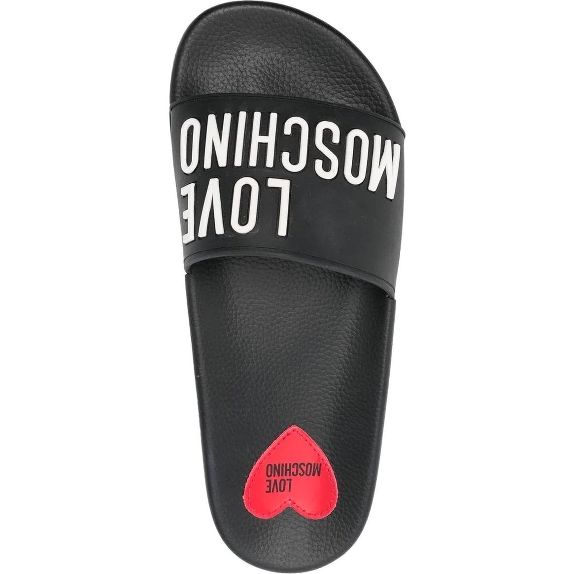 LOVE MOSCHINO Šlepetės moterims, Juoda, Pool25 slides 4