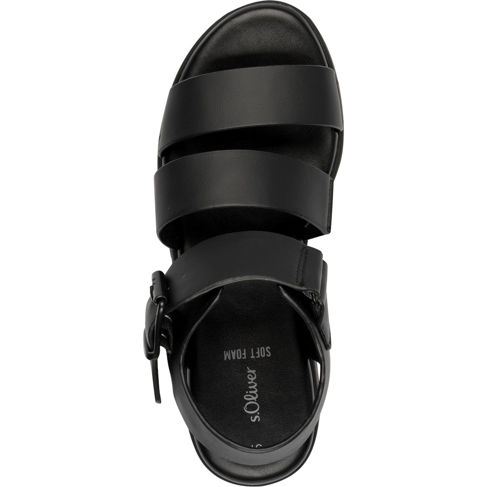 S.OLIVER Basutės moterims, Juoda, SANDALS 4