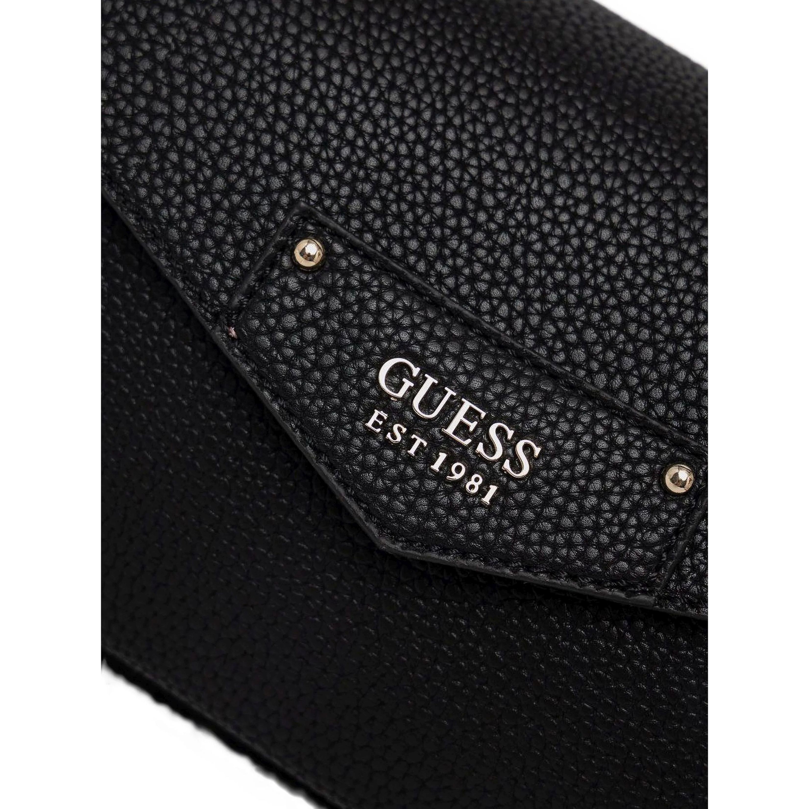 GUESS Rankinė moterims, Juoda, ECO BRENTON BUCKET 4