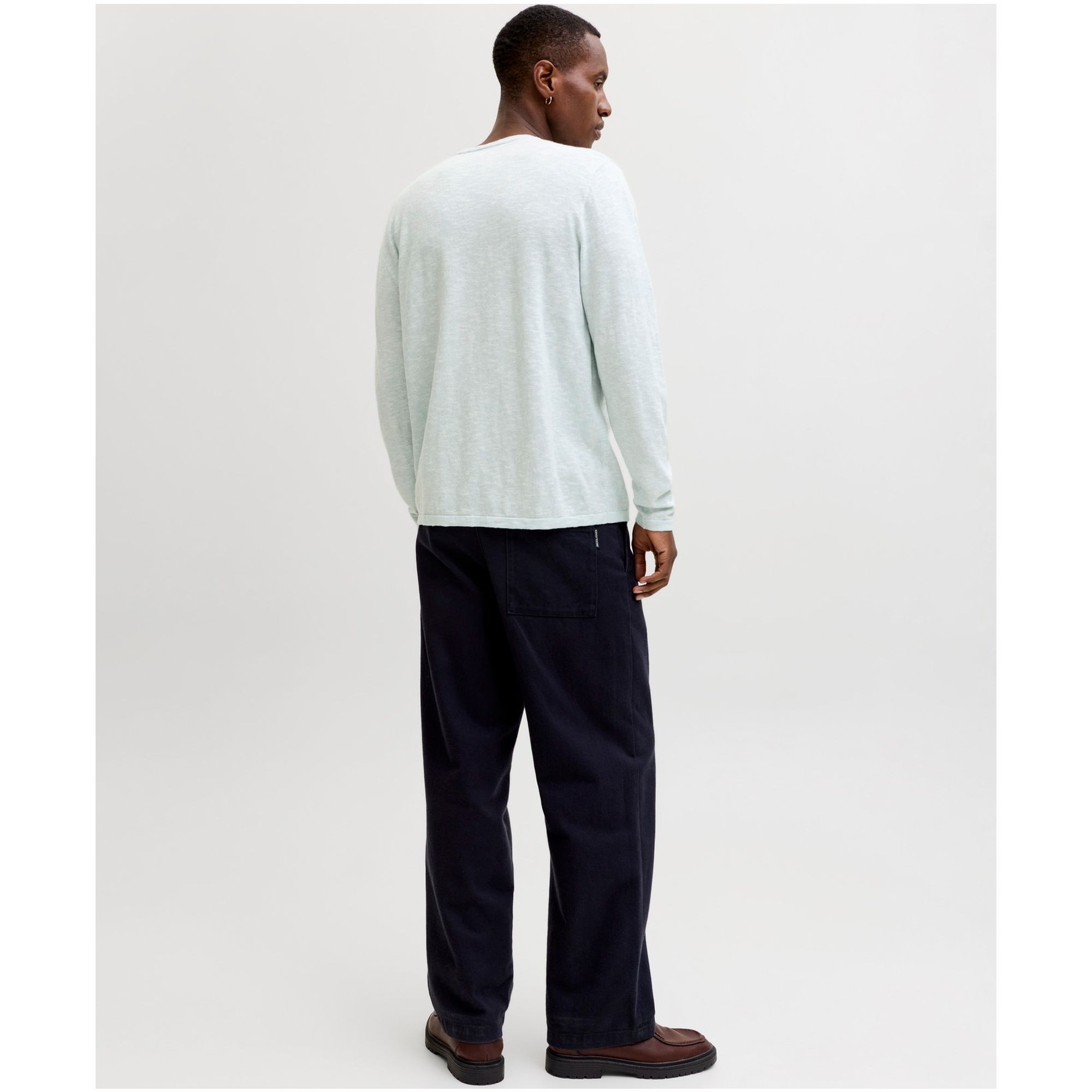 JACK & JONES Megztinis vyrams, Mėlyna, Summer knit 2