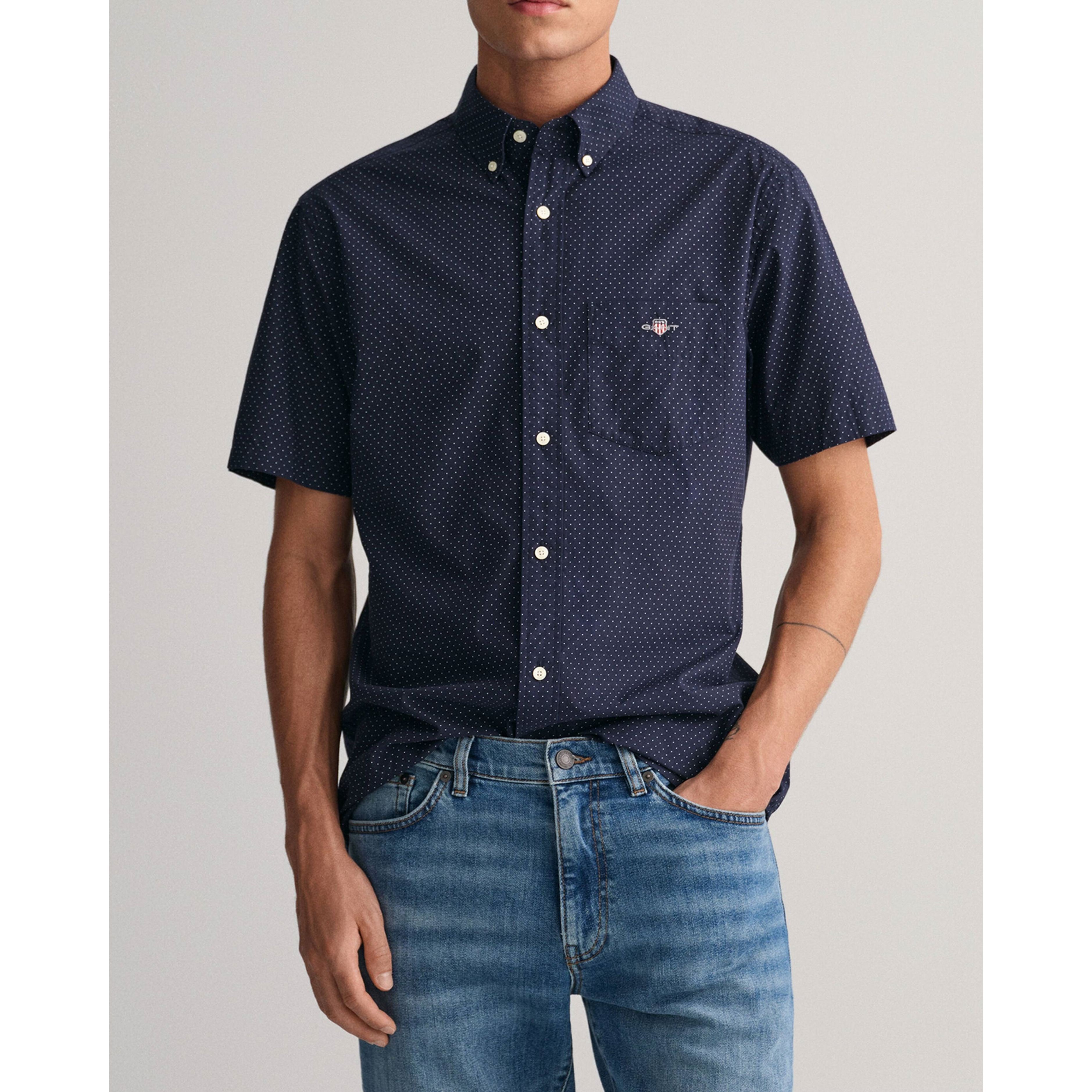 GANT Marškiniai vyrams, Mėlyna 2