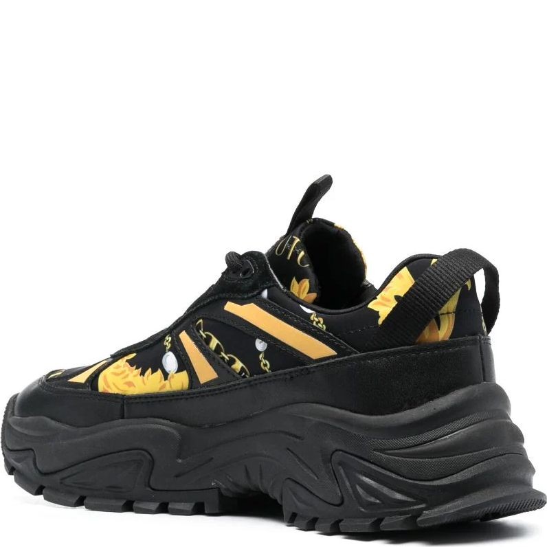VERSACE JEANS CUTURE Bateliai - moterims, BLACK/GOLD, Hiker  sneakers 3