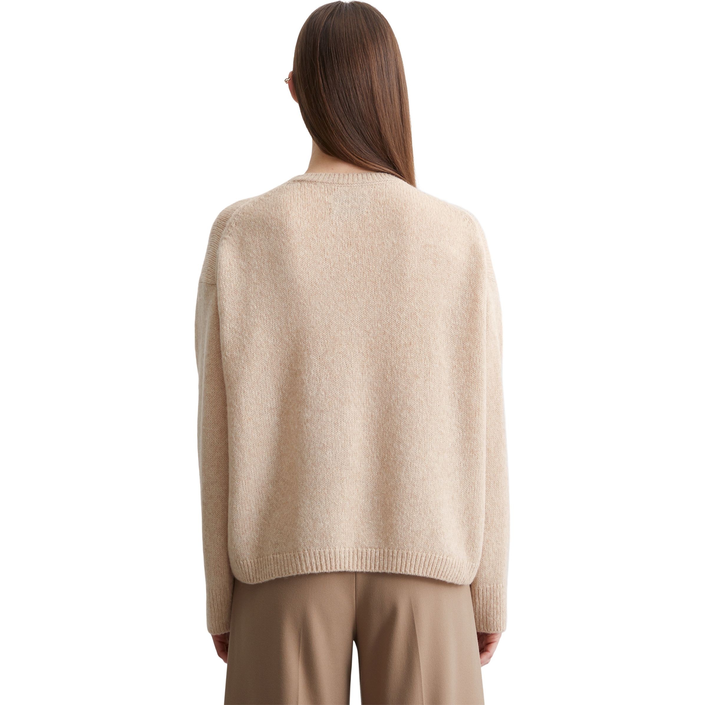 MARC O'POLO Megztinis moterims, Smėlio, Sweater 408612160463 3