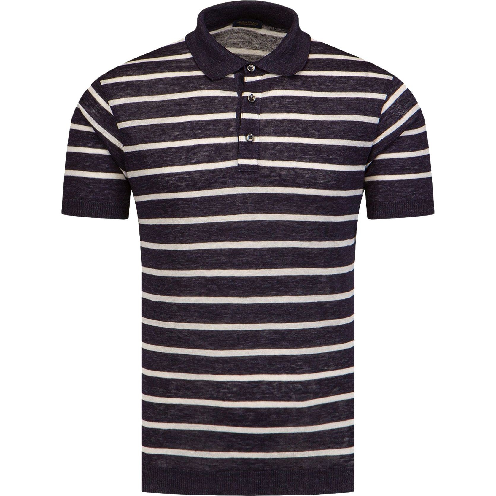 PAUL&SHARK Polo marškiniai trumpos rank. vyrams, Mėlyna, linen poloshirt