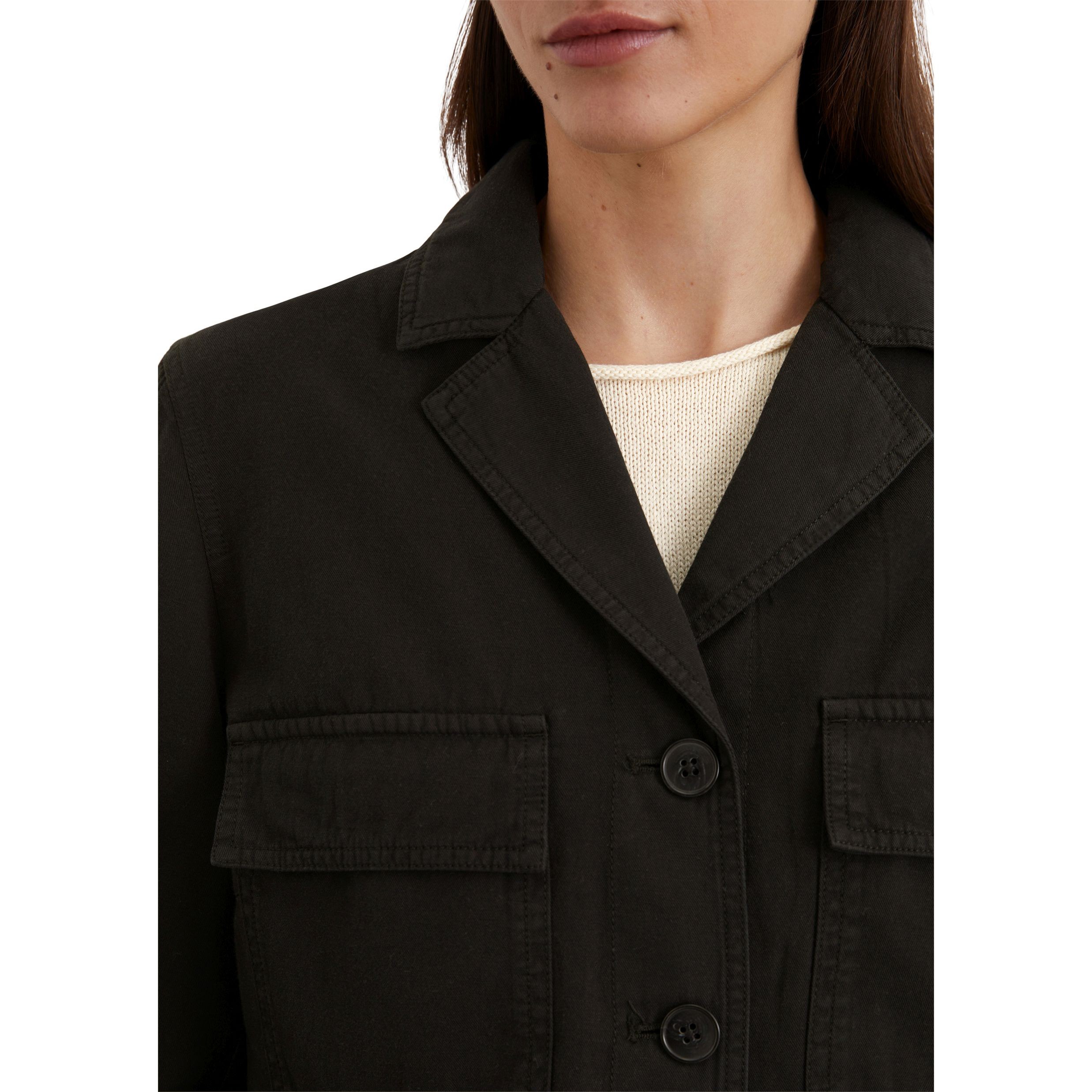 MARC O'POLO Švarkas moterims, Juoda, Blazers M03134074039 4