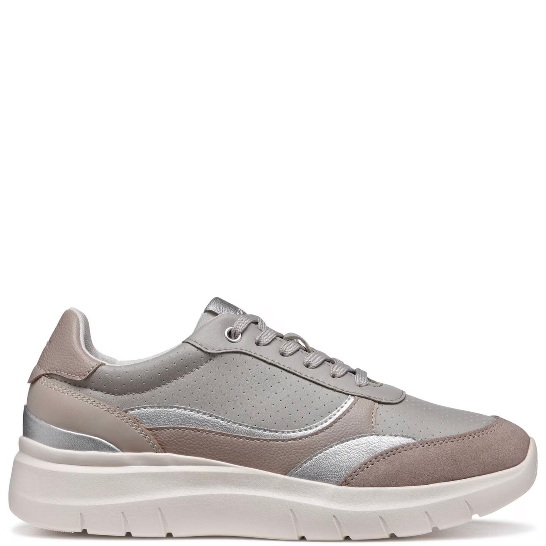 GEOX Laisvalaikio bateliai moterims, Balta, Plummery leisure 2