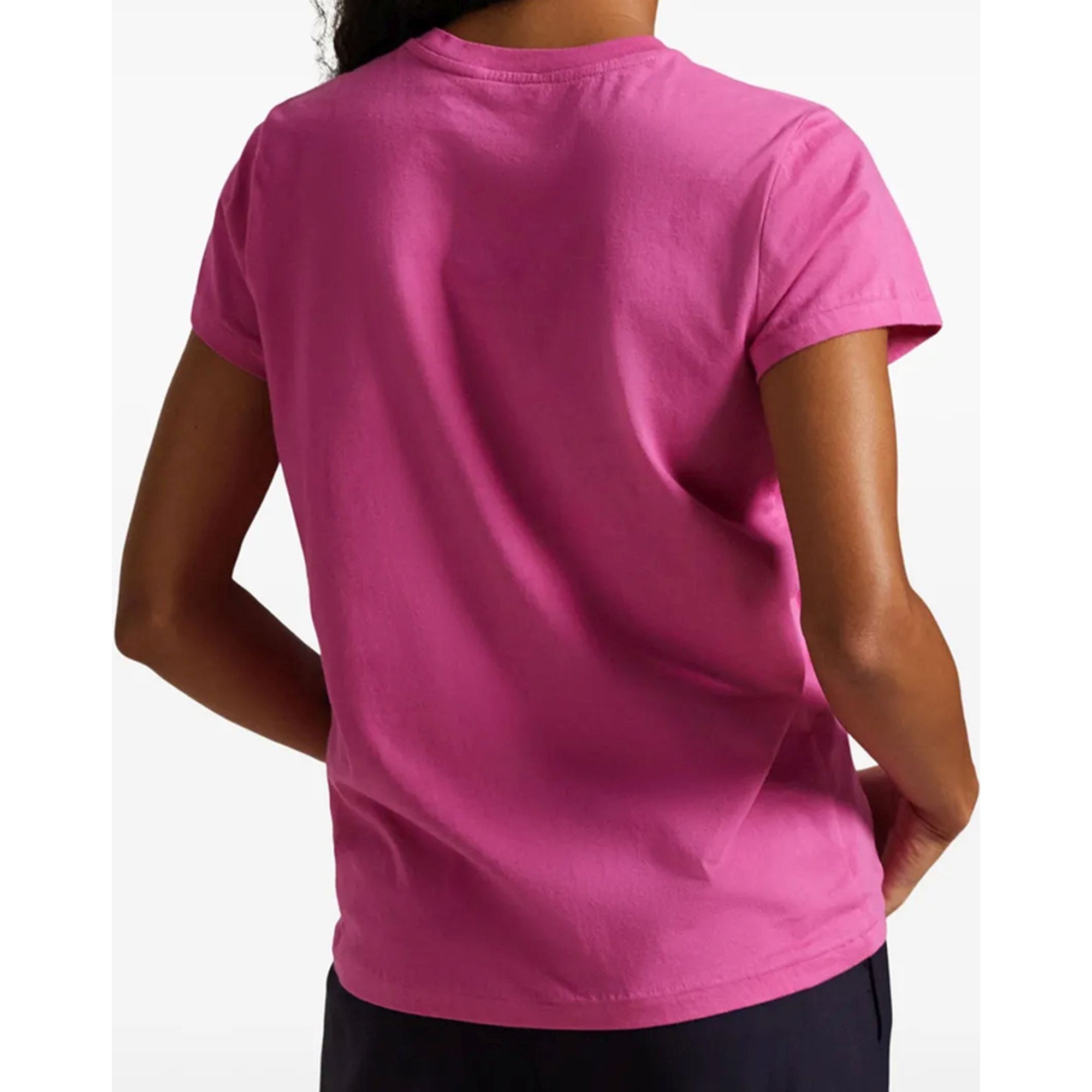 POLO RALPH LAUREN Marškinėliai trump. rankovėmis moterims, Rožinė, Knit-t-shirt 3