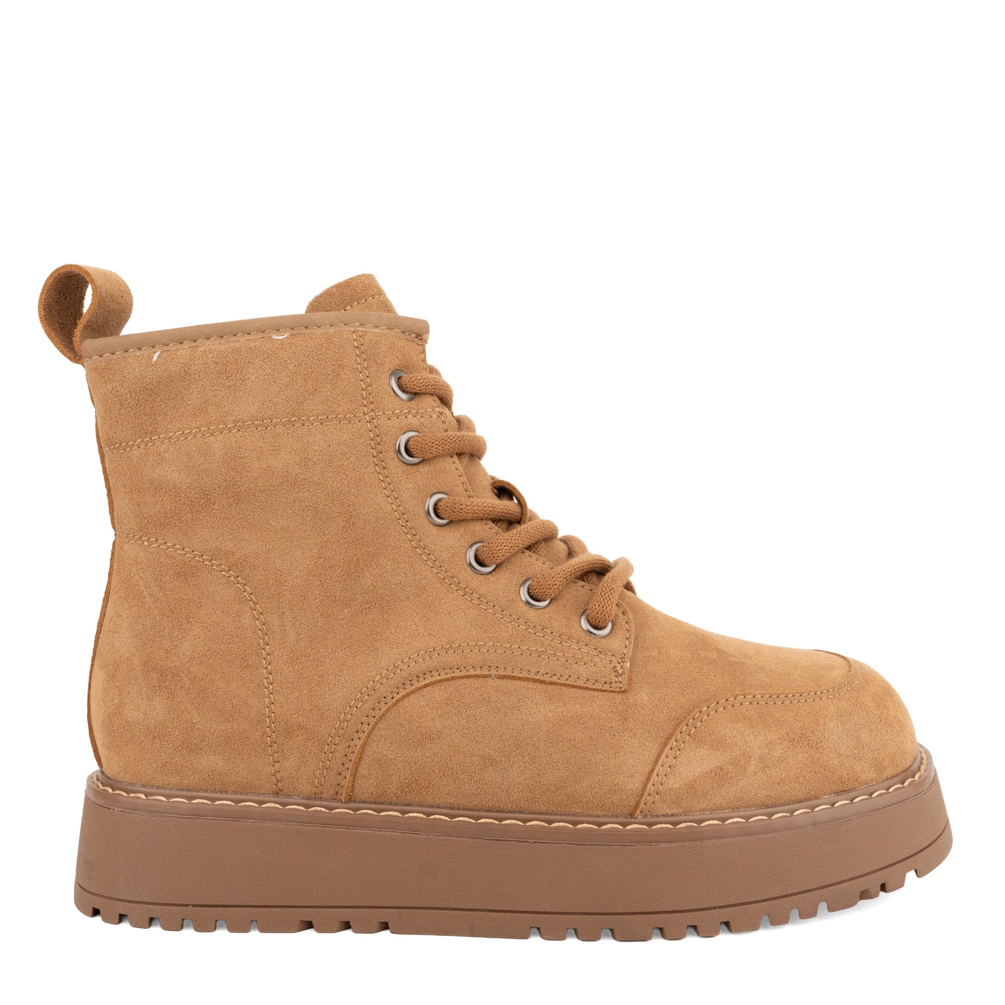 LA CONTE Pašiltinti aulinukai moterims, Smėlio, Wm booties, LA CONTE 2