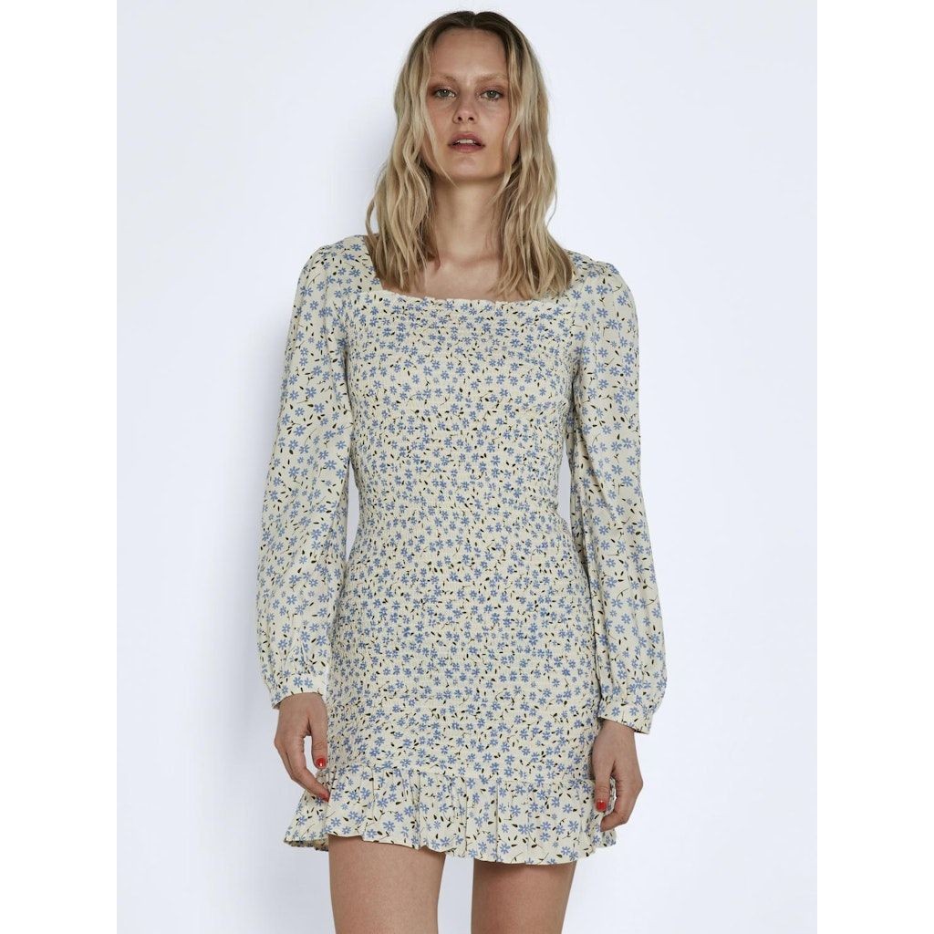 NOISY MAY Palaidinės moterims, Mėlyna, NMTONE L/S SQUARE NEC 2