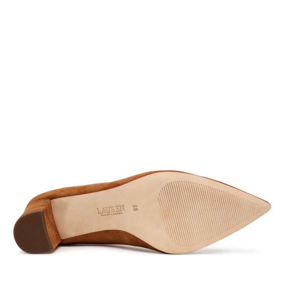 LAUREN RALPH LAUREN Aukštakulniai moterims, Ruda, Lanette pumps closed toe 4