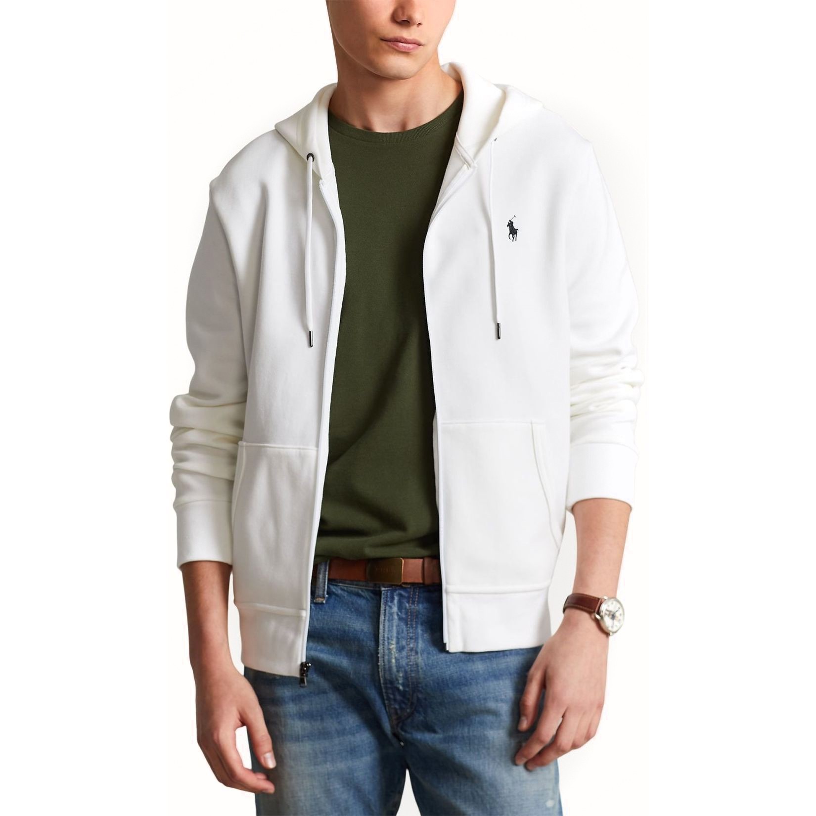 POLO RALPH LAUREN Sportinis nertinis vyrams, Balta, Long sleeve sweatshirt 2