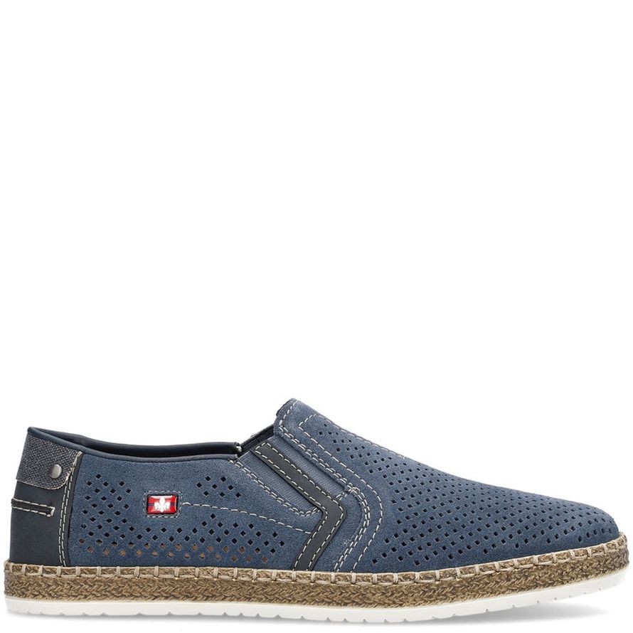 RIEKER Laisvalaikio bateliai vyrams, Mėlyna, LEISURE 3