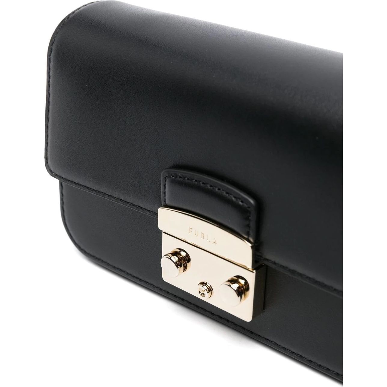 FURLA Rankinė per petį moterims, Juoda, Metropolis mini crossbody 3