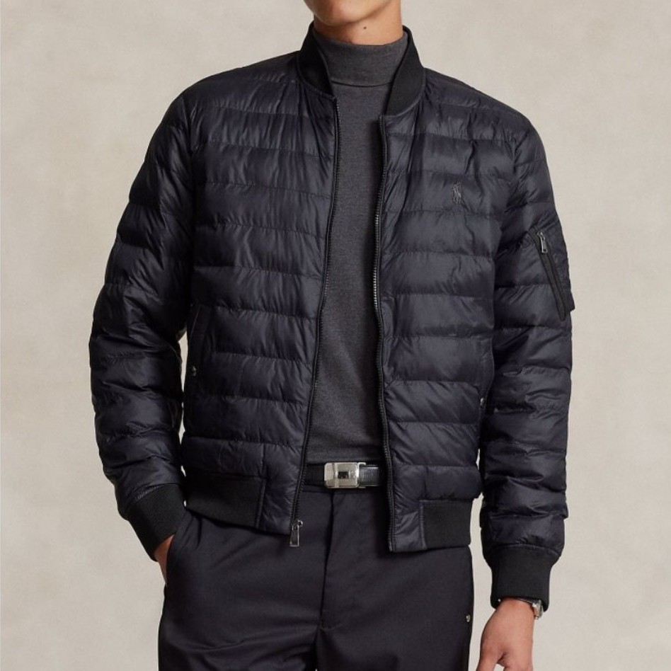 POLO RALPH LAUREN Bomberis vyrams, Juoda, Insulated bomber 2