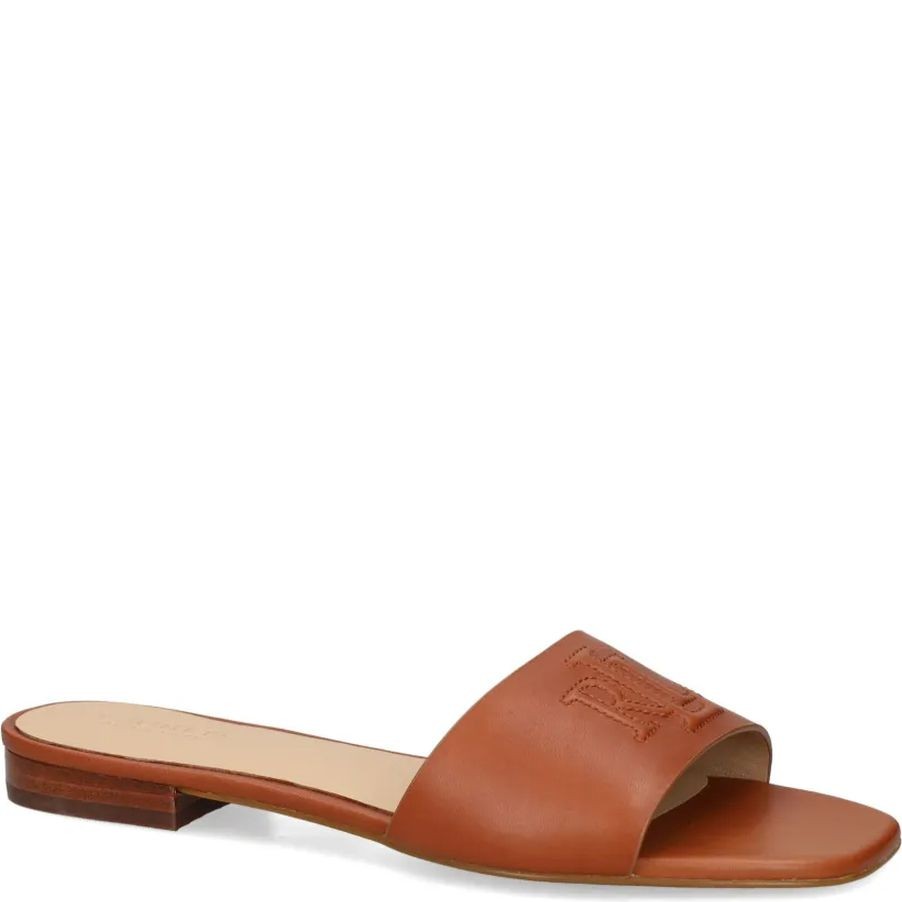 LAUREN RALPH LAUREN Šlepetės moterims, Ruda, Everley sld sandals slide 2