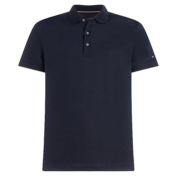 TOMMY HILFIGER Polo marškiniai trumpos rank. vyrams, Mėlyna, Dc es mercerized polo slim 1