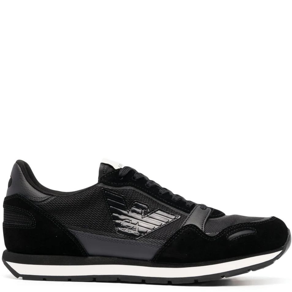 EMPORIO ARMANI Sportiniai bateliai vyrams, Juoda, Sneaker 2