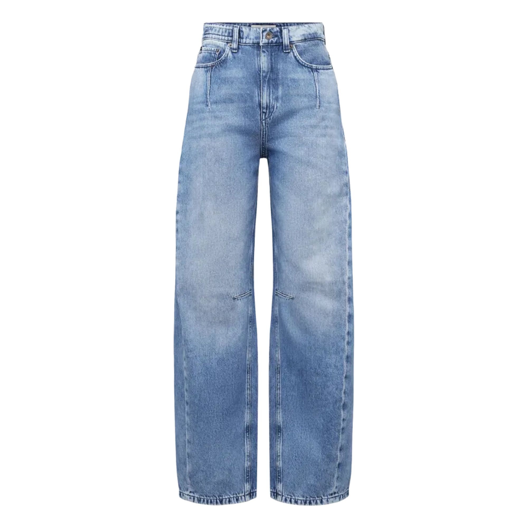 DRYKORN Tiesūs džinsai moterims, Mėlyna, Straight