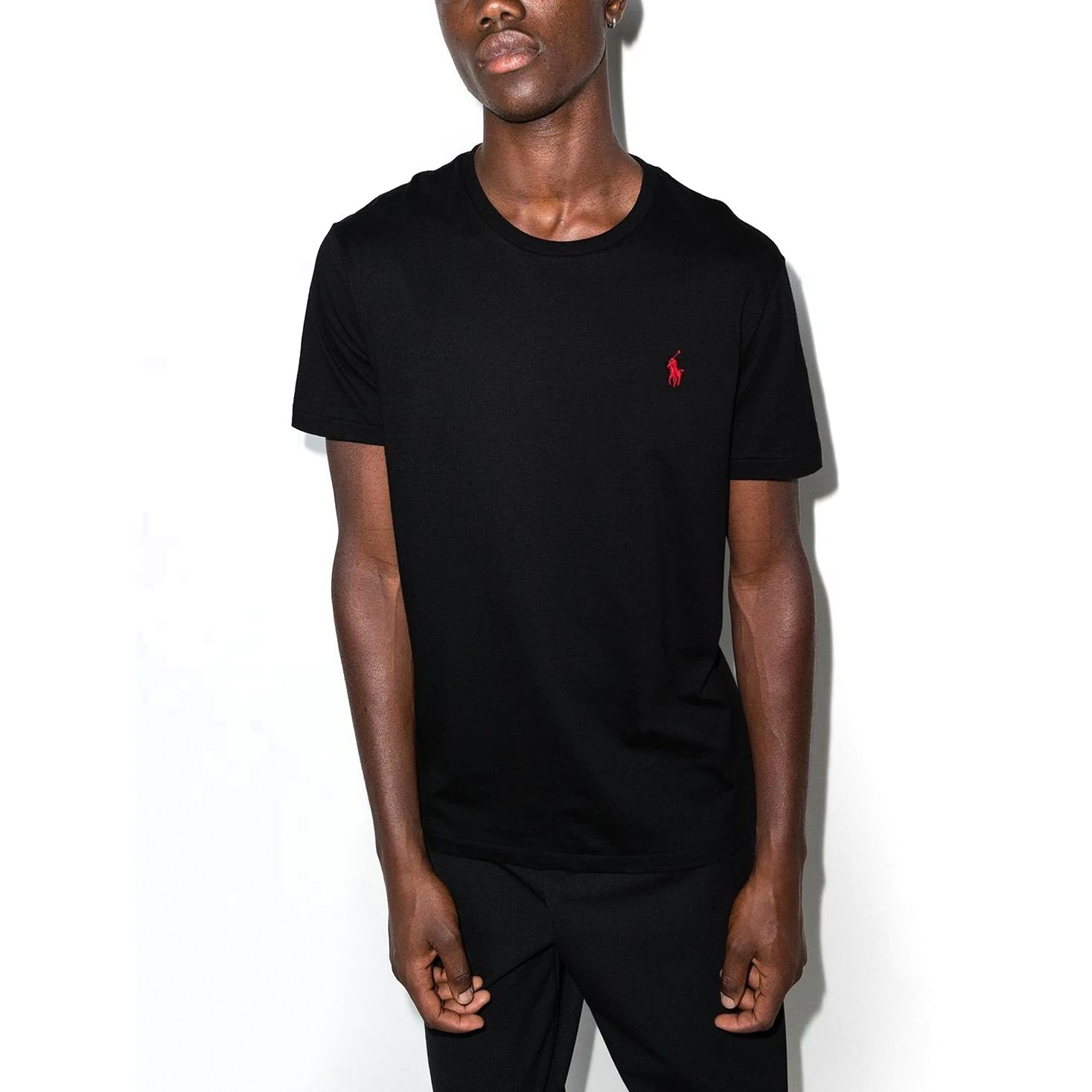 POLO RALPH LAUREN Marškinėliai trump. rankovėmis vyrams, Juoda, Short sleeve t-shirt 1