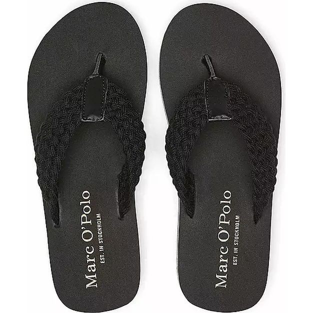 MARC O'POLO Šlepetės moterims, Juoda, Mod.Dora3D 3