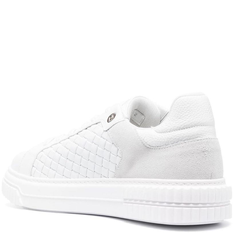 BALDININI Sportiniai bateliai vyrams, Balta, Low top man sneakers 3