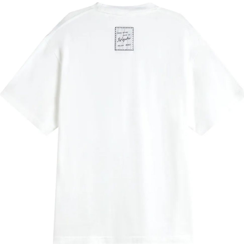 AXEL ARIGATO Marškinėliai trump. rankovėmis, Balta, Patch t-shirt 2