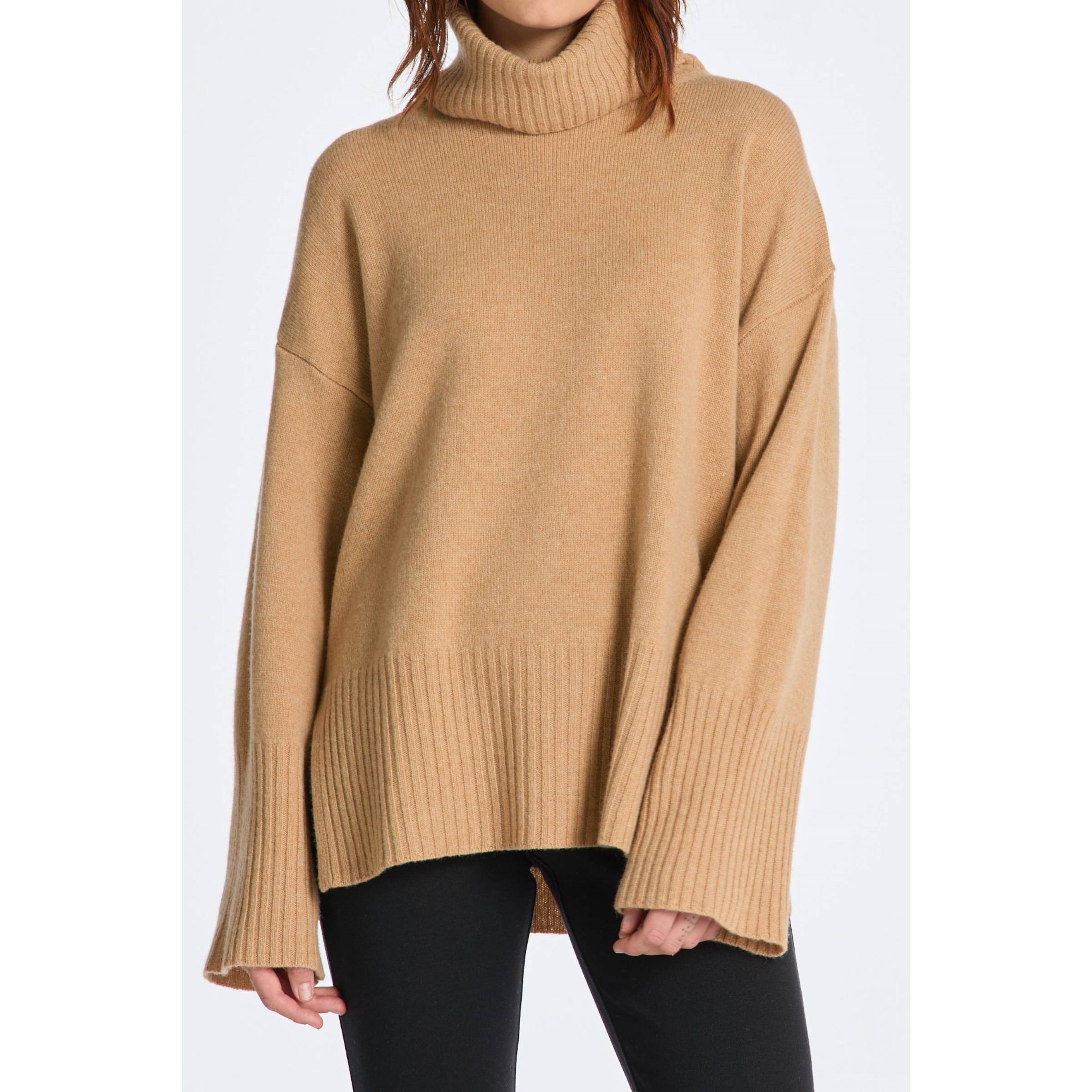 GANT Megztinis moterims, Žalia, LOUNGE ROLLNECK 2