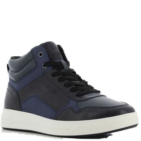 CORTINA Laisvalaikio bateliai vyrams, Mėlyna, Men casual high sneakers 1