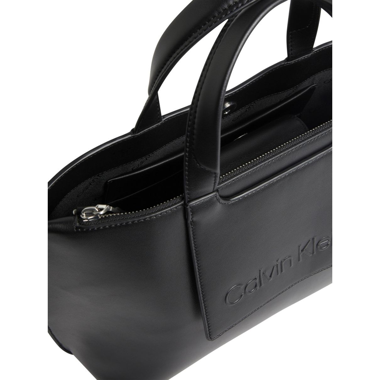 CALVIN KLEIN Pirkinių krepšys moterims, Juoda, Set tote medium 3