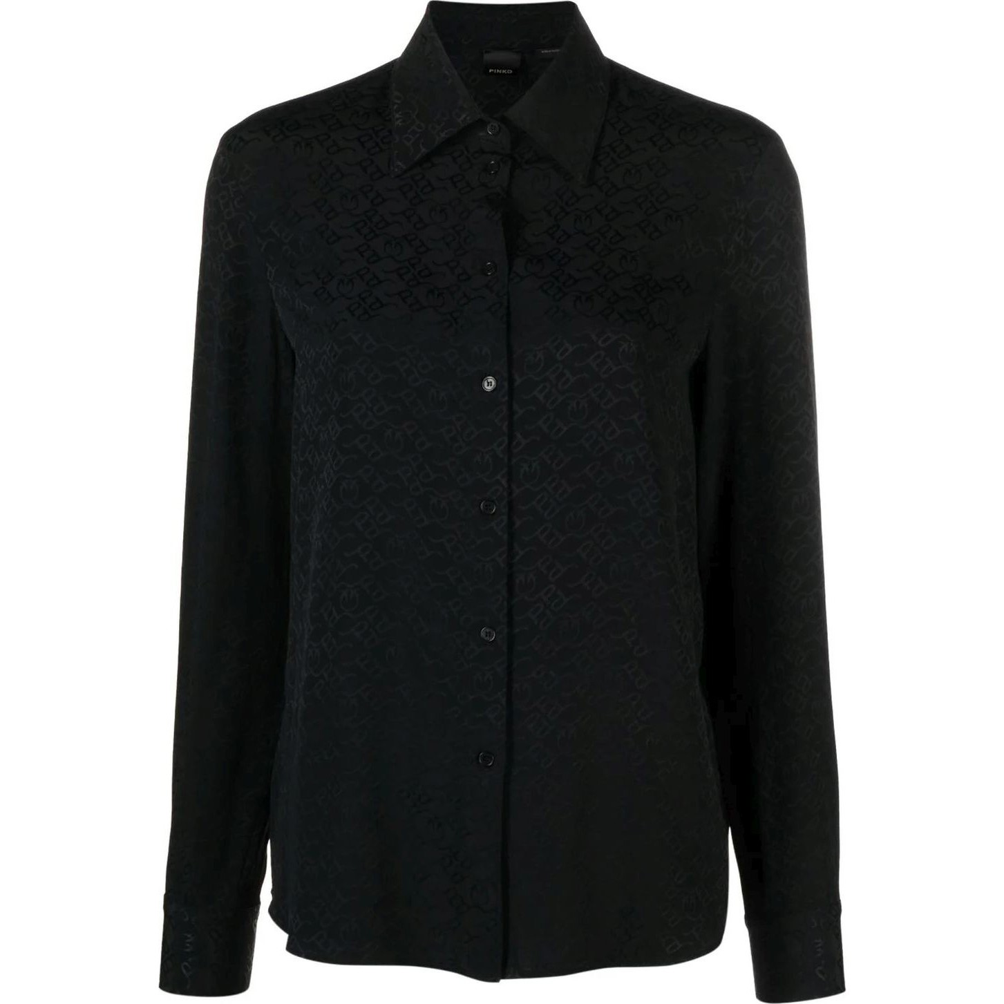 PINKO Marškiniai ilgomis rankovėmis moterims, Juoda, Smorzare shirt 4