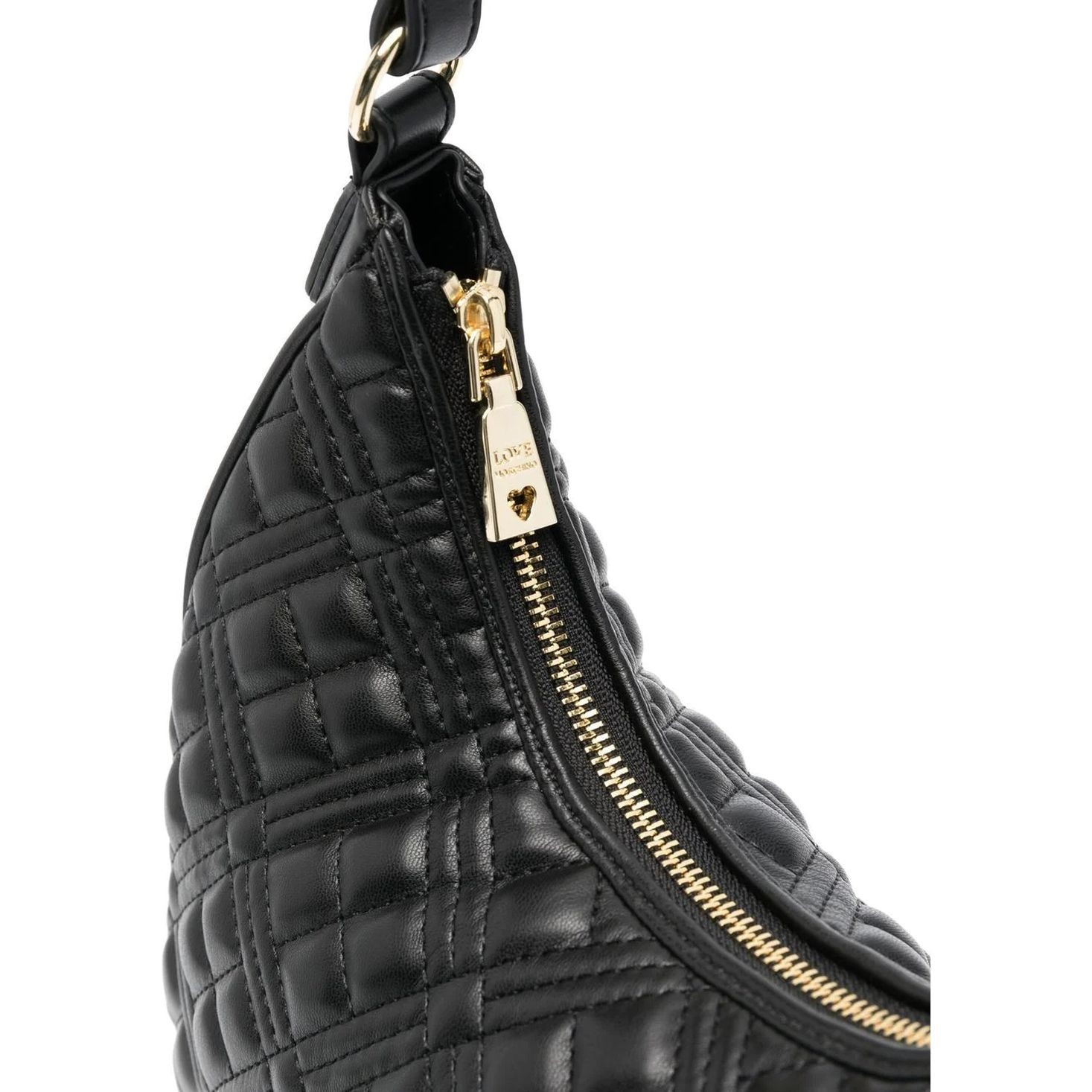 LOVE MOSCHINO Rankinė per petį moterims, Juoda, Top handle shoulder bag 3