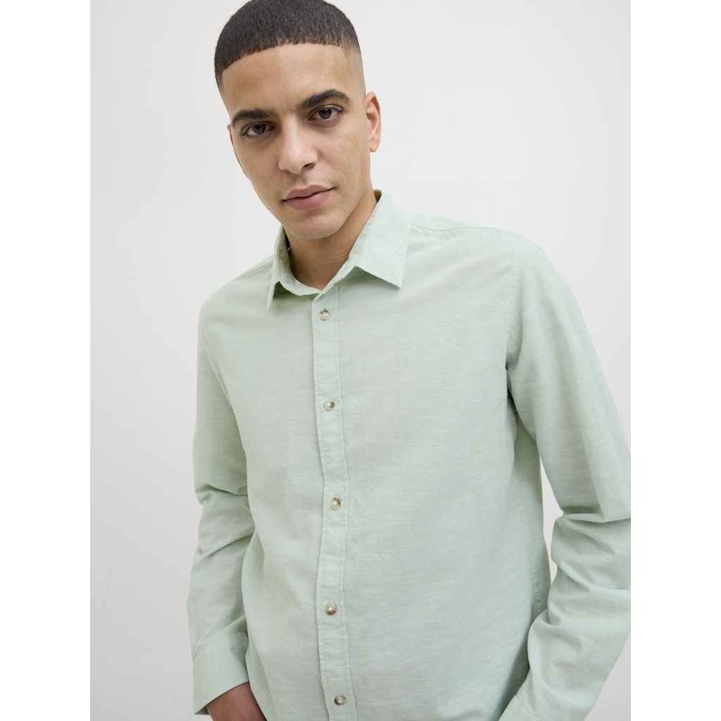 JACK & JONES Marškiniai ilgomis rankovėmis vyrams, Žalia, Summer shirt 7