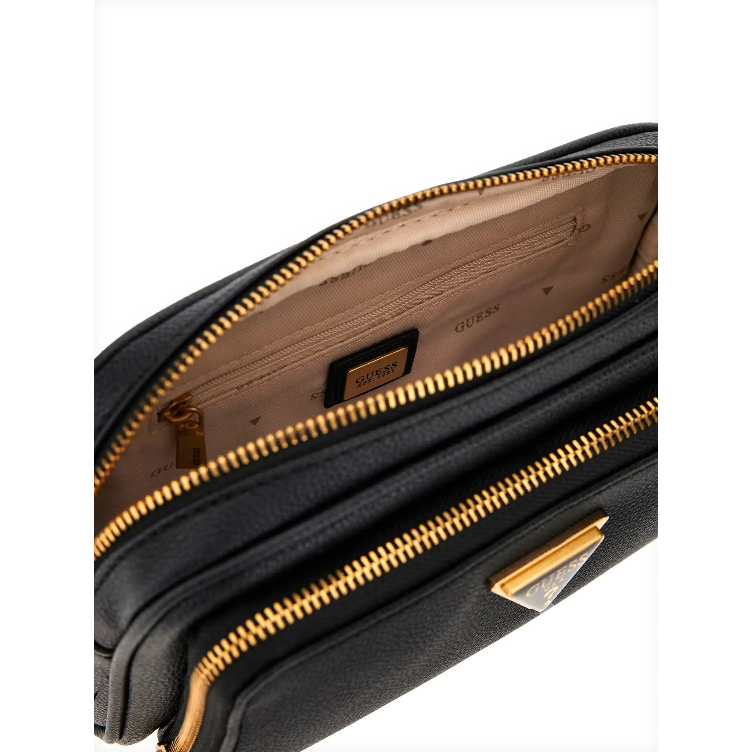 GUESS Rankinė per petį moterims, Juoda, Cosette Crossbody 3