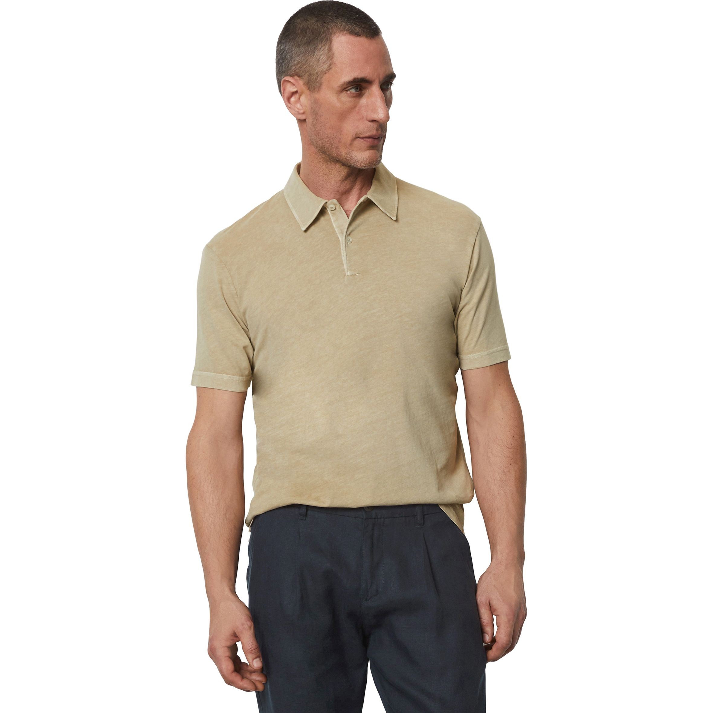 MARC O'POLO Polo marškiniai trumpos rank. vyrams, Smėlio 2