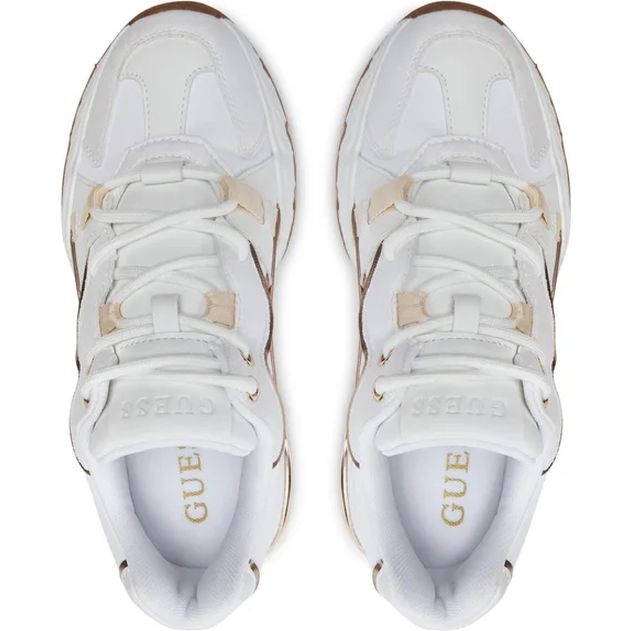 GUESS Laisvalaikio bateliai moterims, Balta, Carrli leisure 4