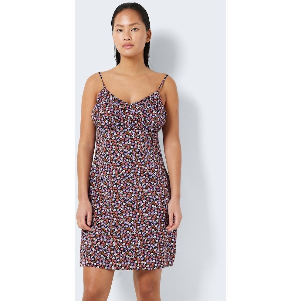 NOISY MAY Mini suknelė moterims, Juoda, NMRUE STRAP MINI DRES 3