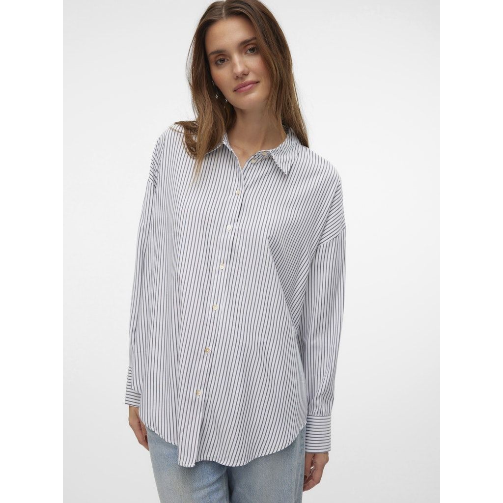 VERO MODA Marškiniai ilgomis rankovėmis moterims, Marga, Nora oversize shirt 5