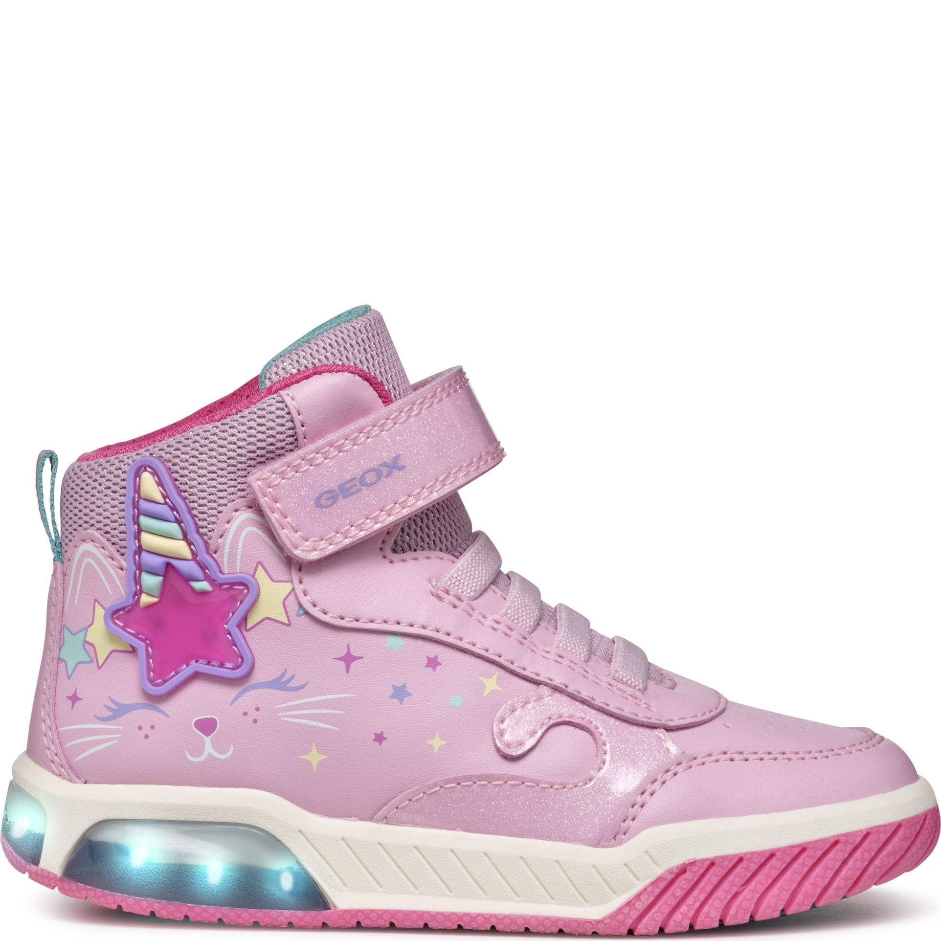 GEOX Aulinukai mergaitėms, Rožinė, Inek booties 7