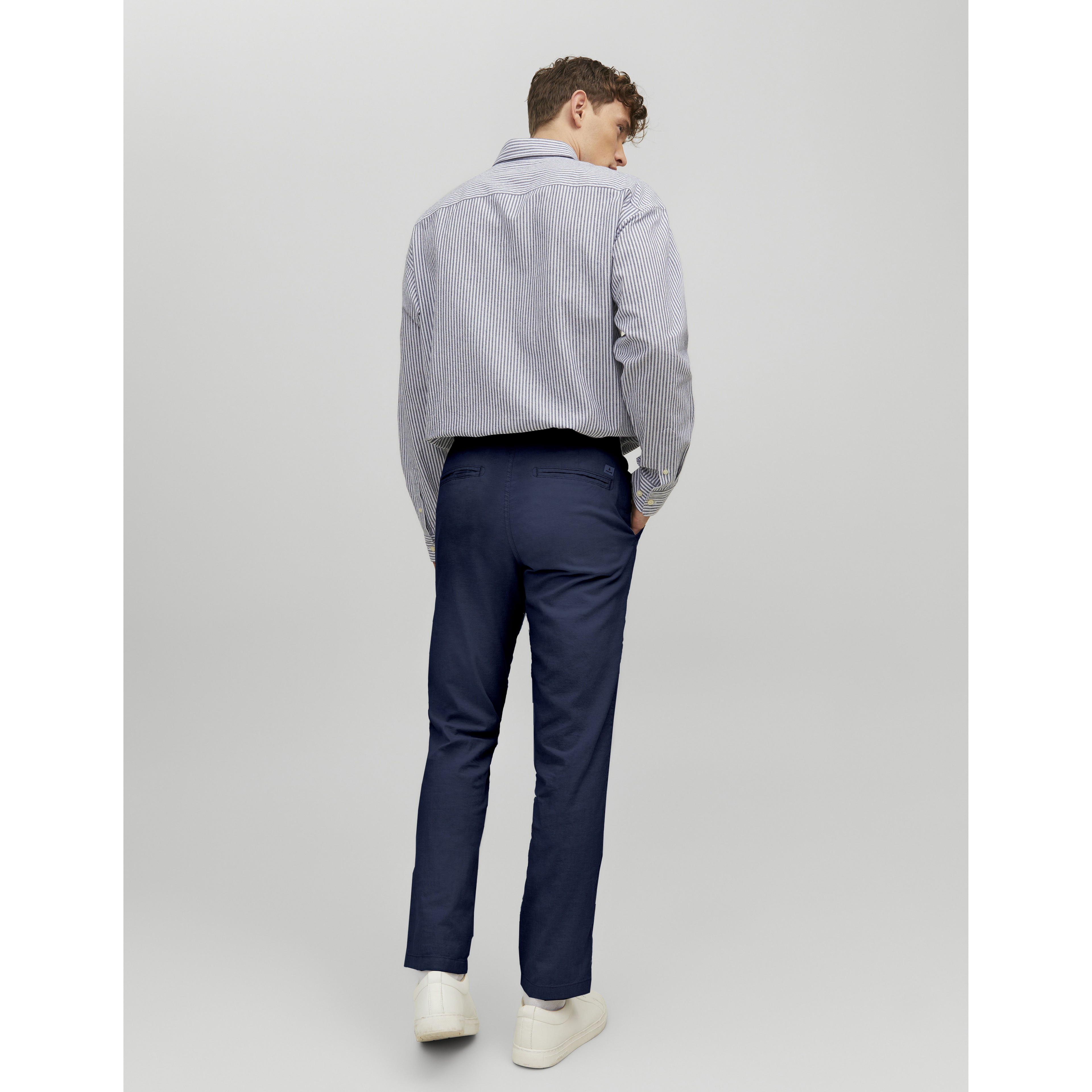 JACK & JONES Kelnės vyrams, Mėlyna, Jpstollie pants 8
