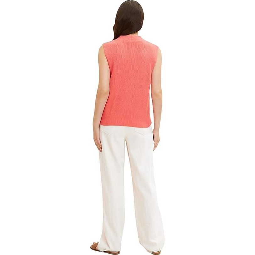 TOM TAILOR Pūkinė liemenė moterims, Rožinė, Liemenė 3