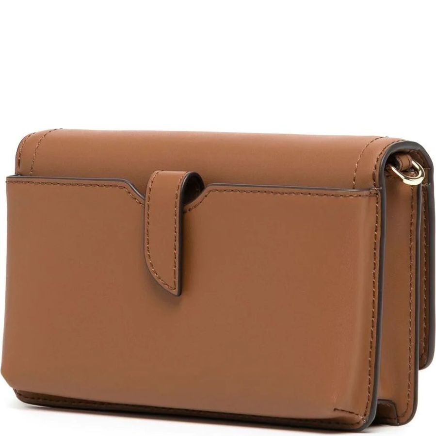 MICHAEL KORS Rankinė per petį moterims, Ruda, SM phone chain crossbody 2