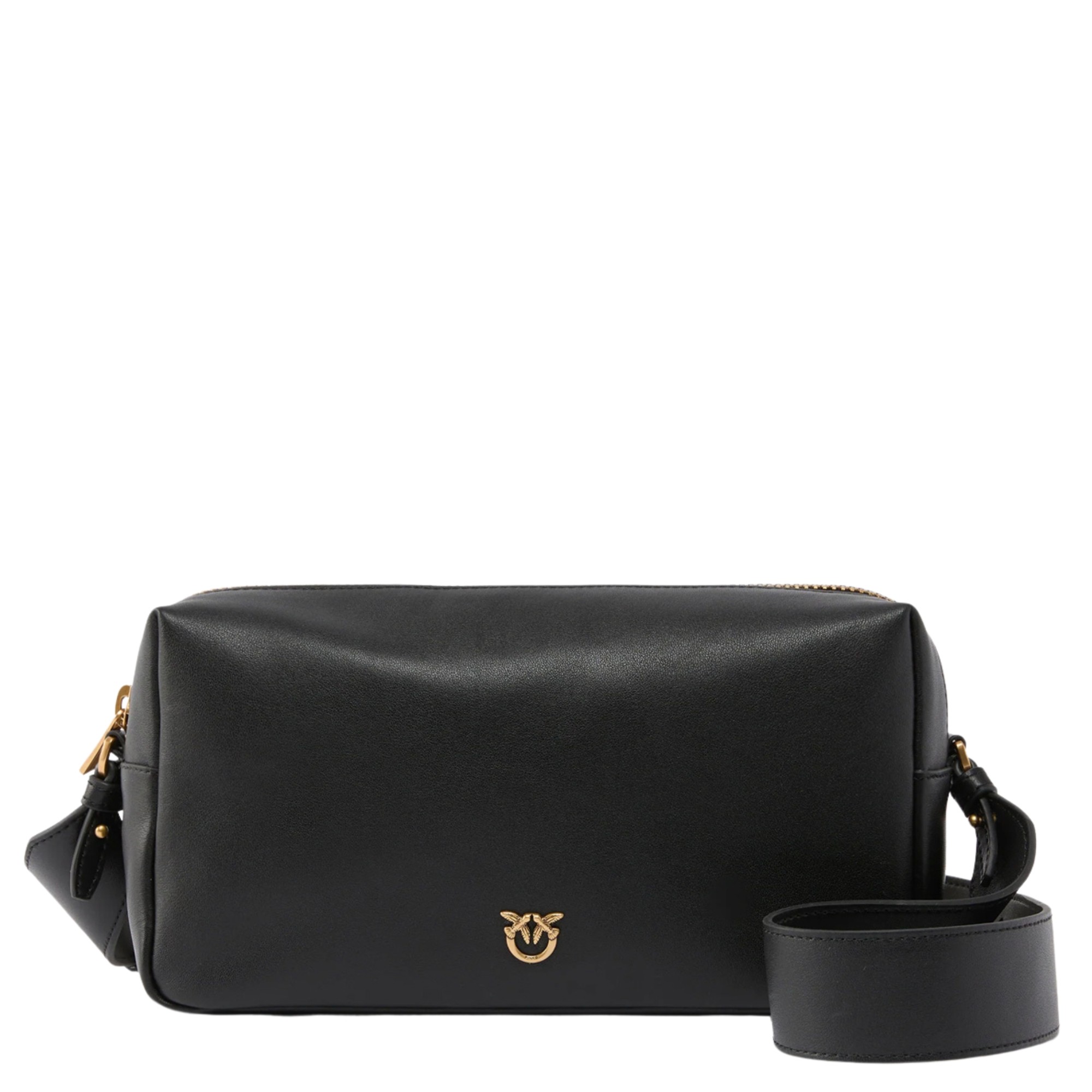 PINKO Rankinė per petį moterims, Juoda, Shoulder horizontal vitelo bag 1