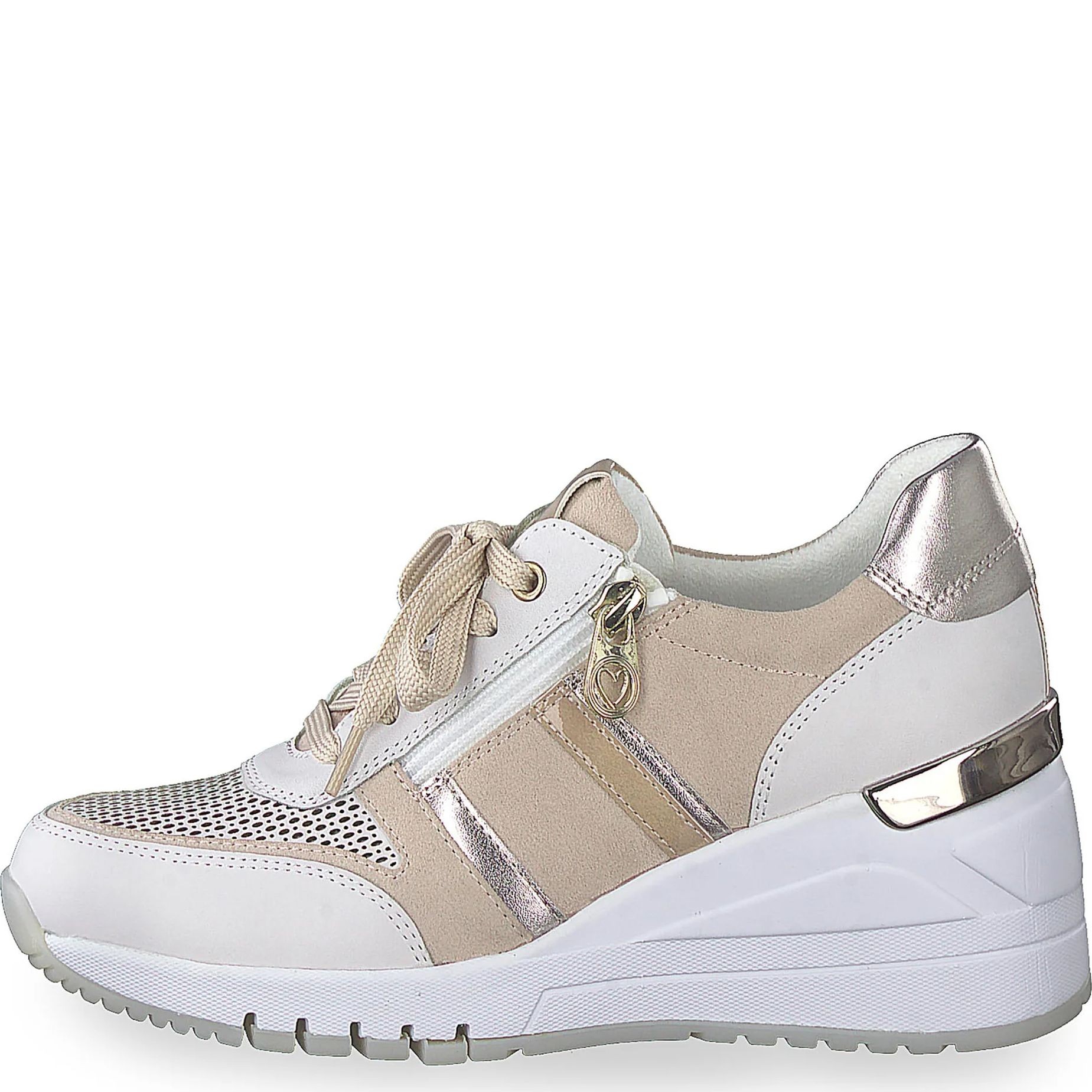 MARCO TOZZI Laisvalaikio bateliai moterims, Smėlio, LEISURE 3