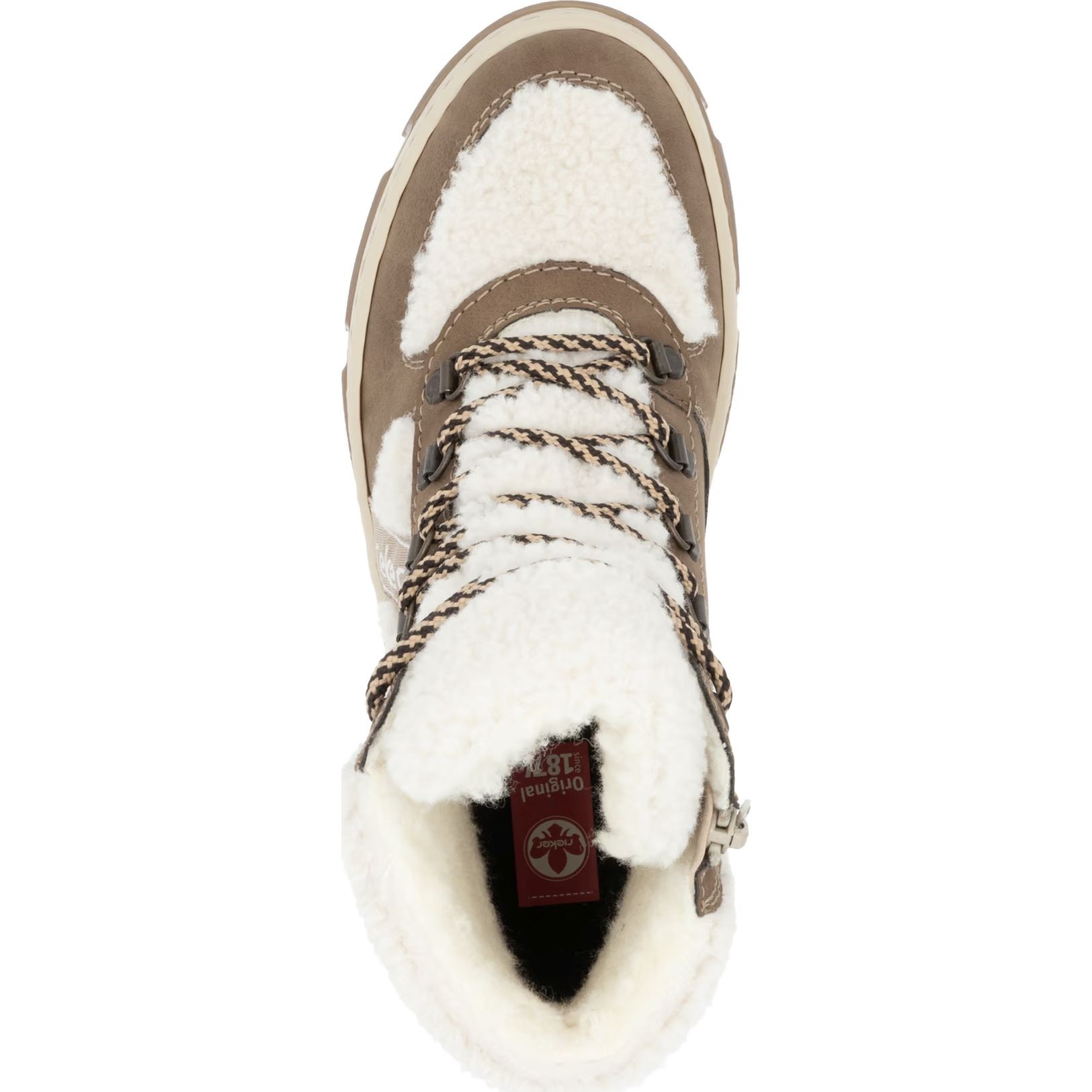 RIEKER Aulinukai moterims, Smėlio, Ladies mid height boots 6